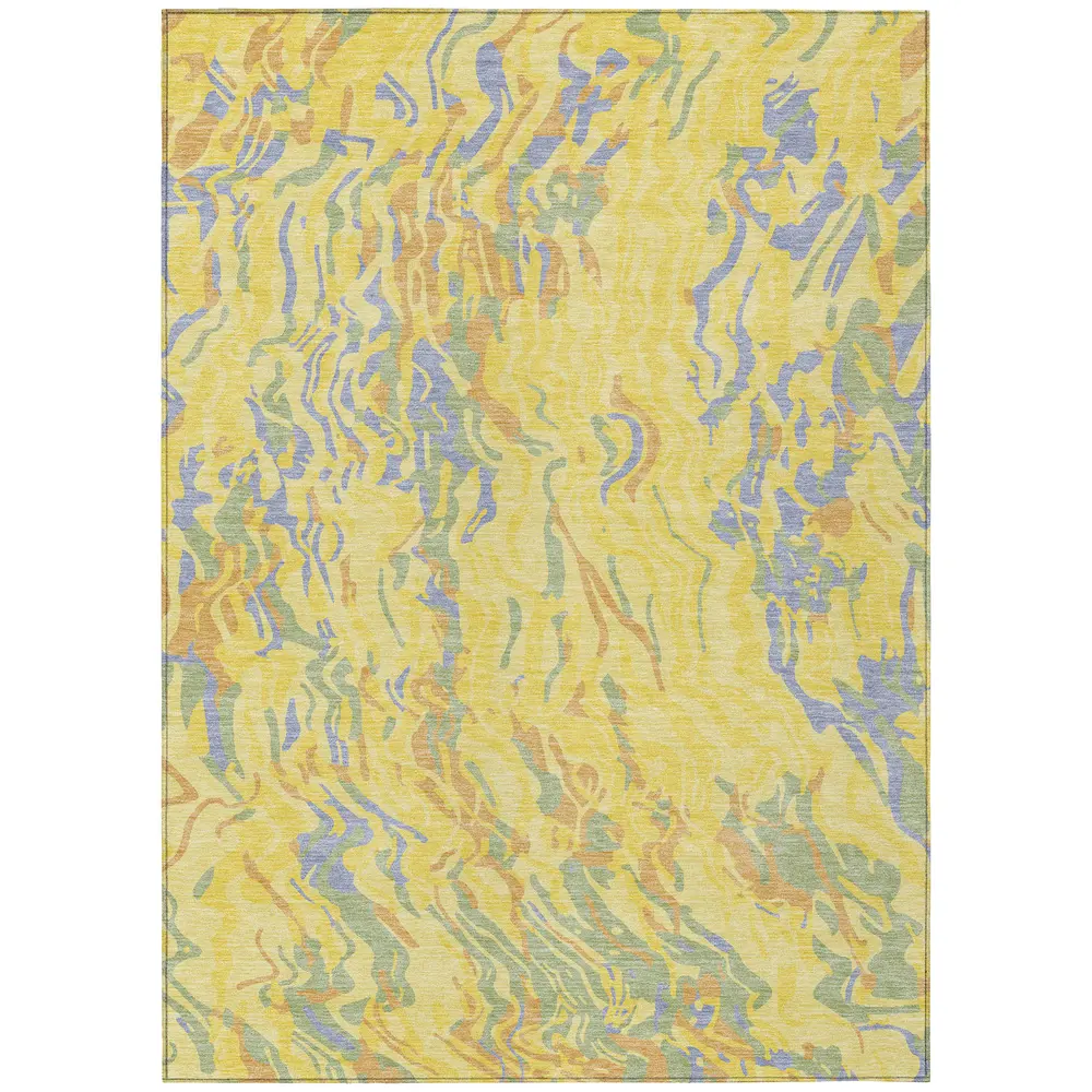 Chantille ACN1038 Yellow 3' x 5' Rug