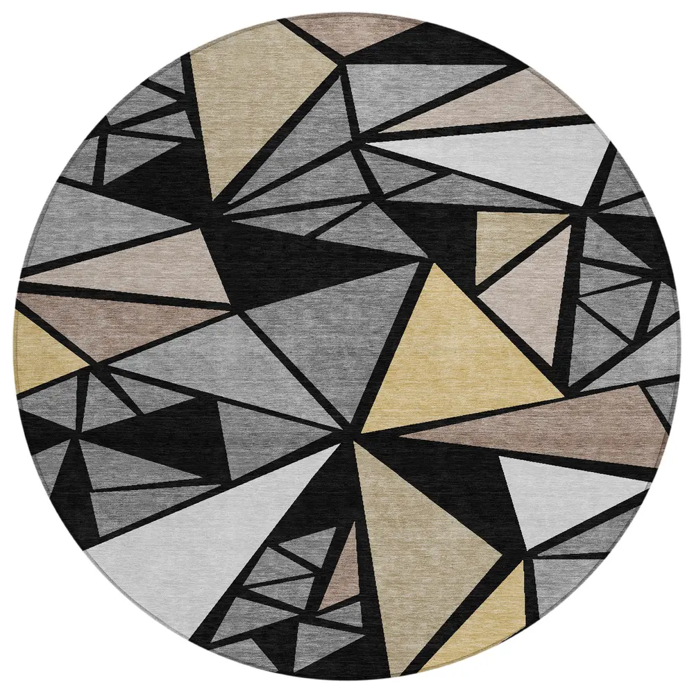 Chantille ACN1039 Black 8' x 8' Rug