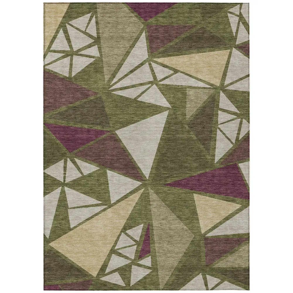 Chantille ACN1039 Olive 5' x 7'6