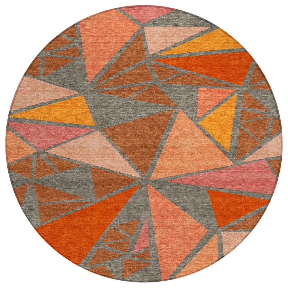 Chantille ACN1039 Rust 8' x 8' Rug