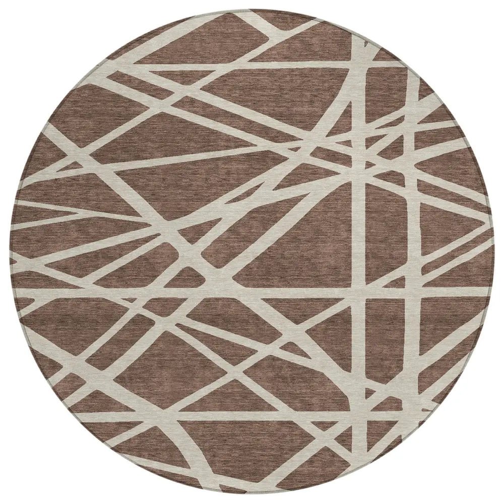 Chantille ACN1040 Brown 8' x 8' Rug