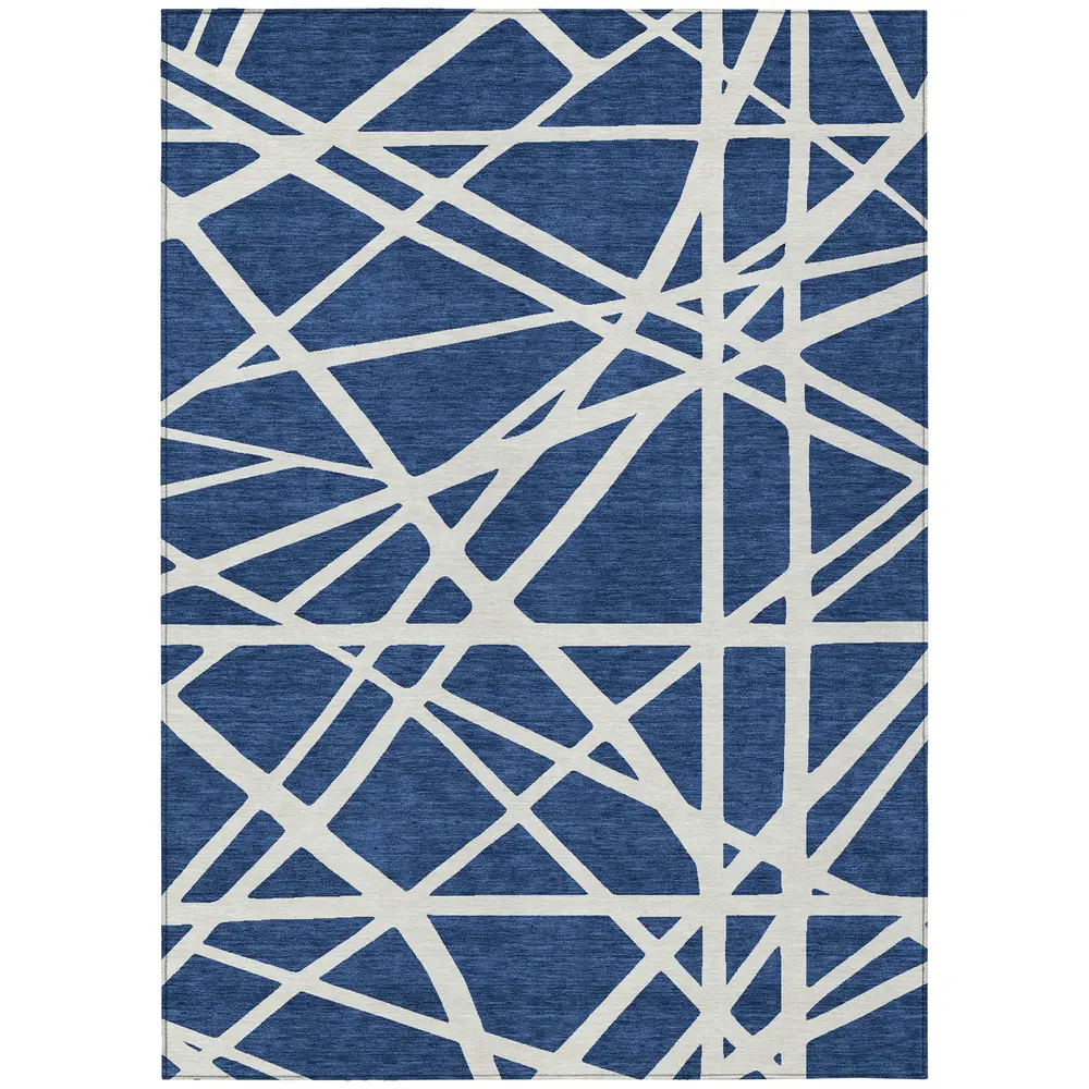 Chantille ACN1040 Navy 5' x 7'6