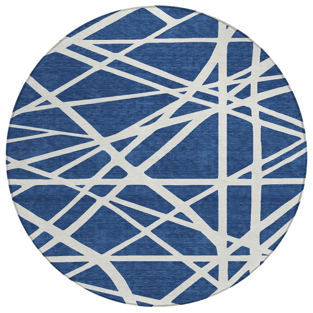 Chantille ACN1040 Navy 8' x 8' Rug