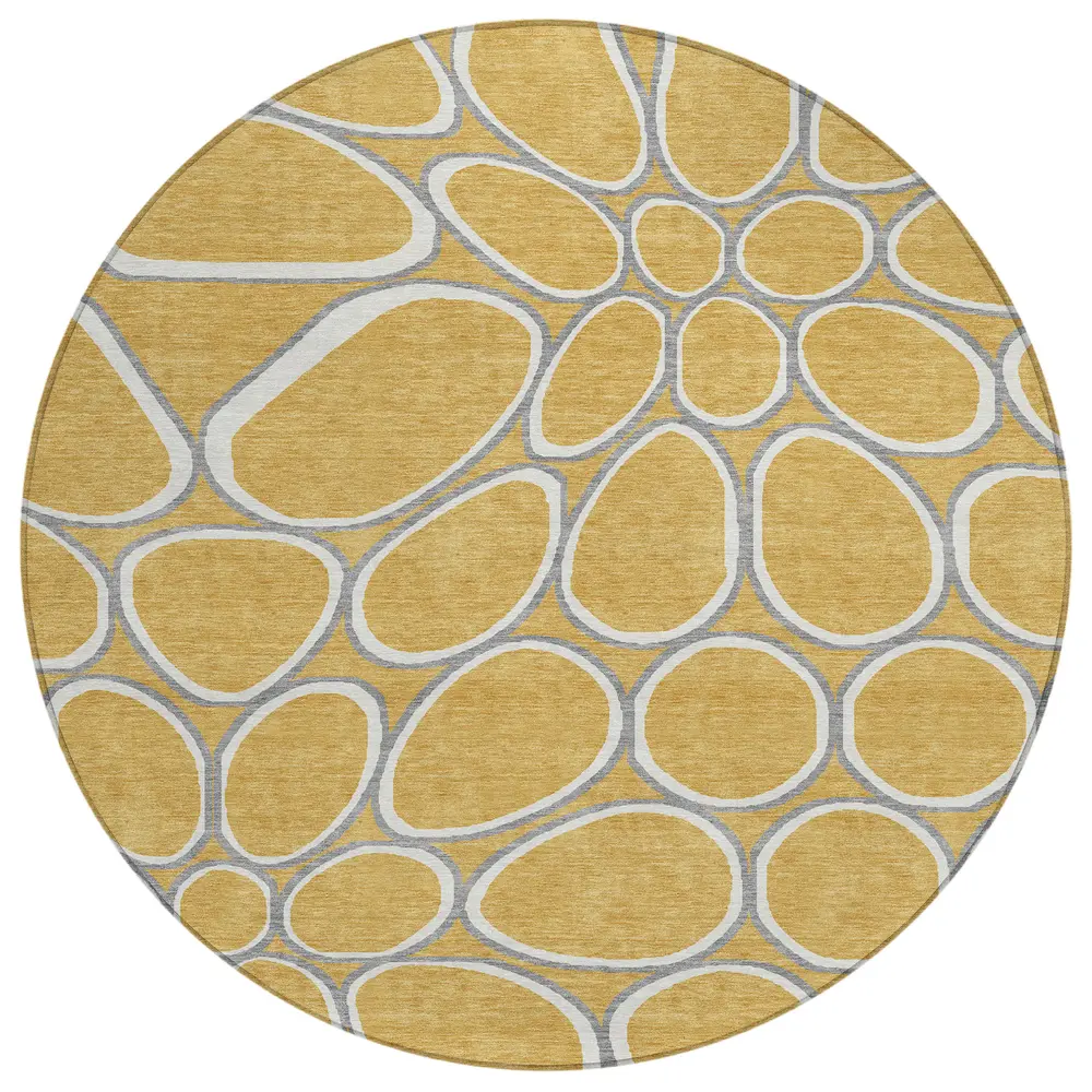 Chantille ACN1041 Gold 8' x 8' Rug