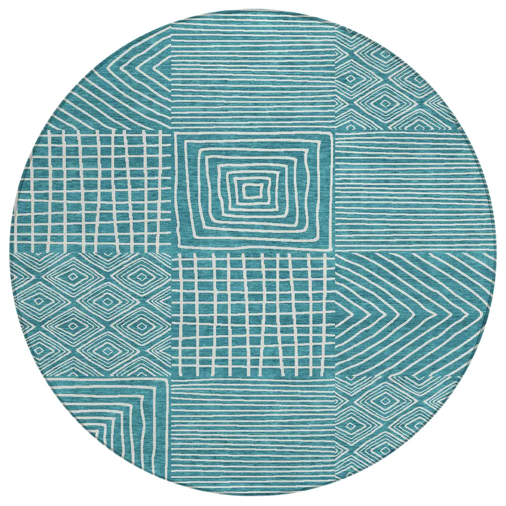 Chantille ACN1044 Teal 8' x 8' Rug