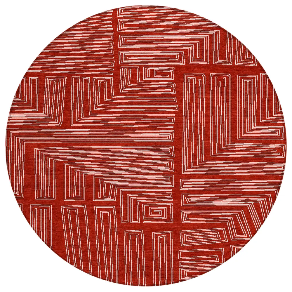 Chantille ACN1045 Red 8' x 8' Rug