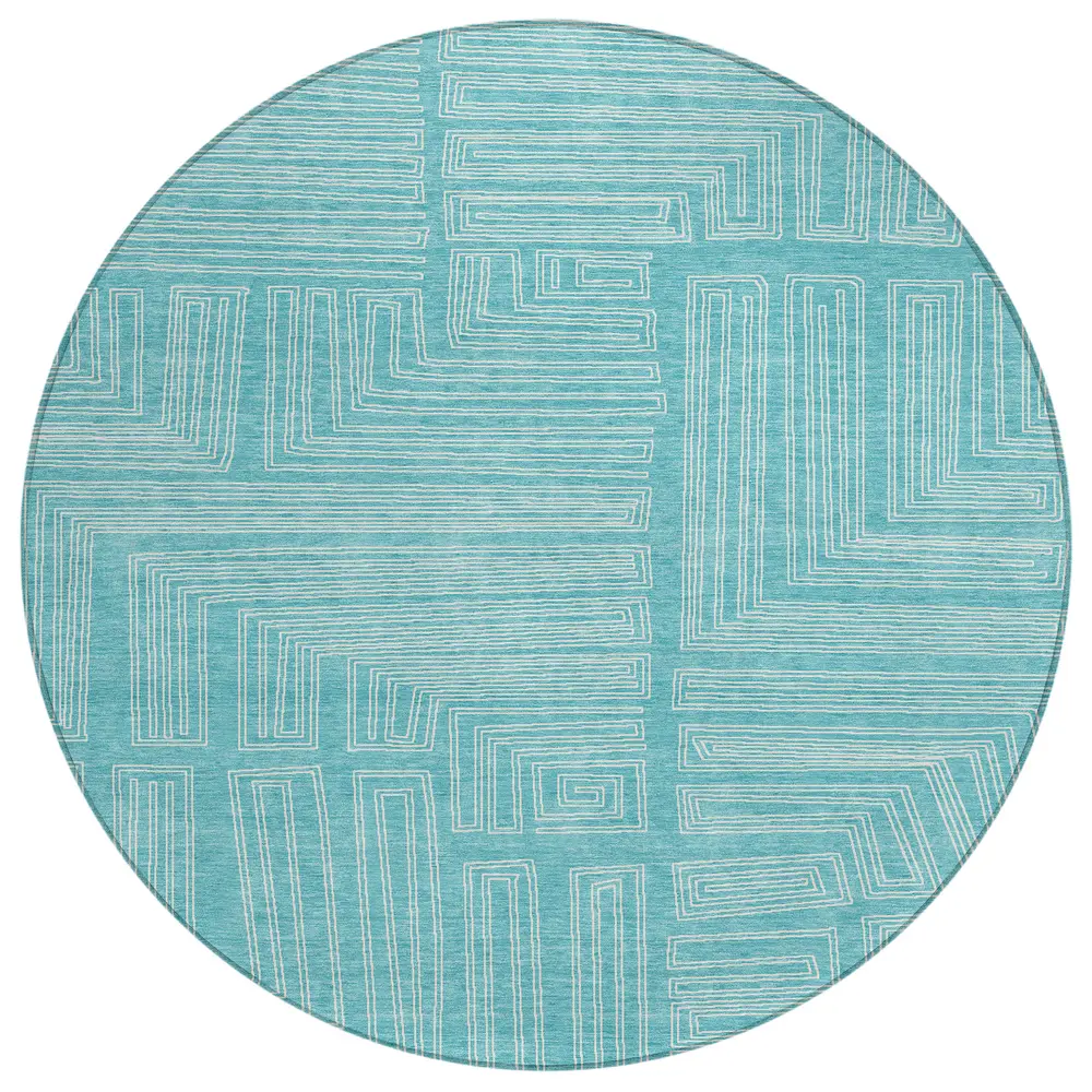 Chantille ACN1045 Turquoise 8' x 8' Rug