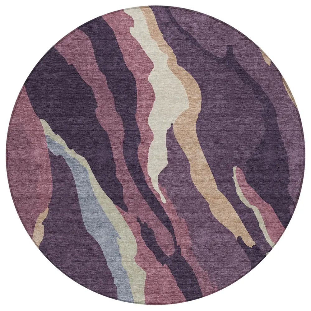 Chantille ACN1047 Plum 8' x 8' Rug