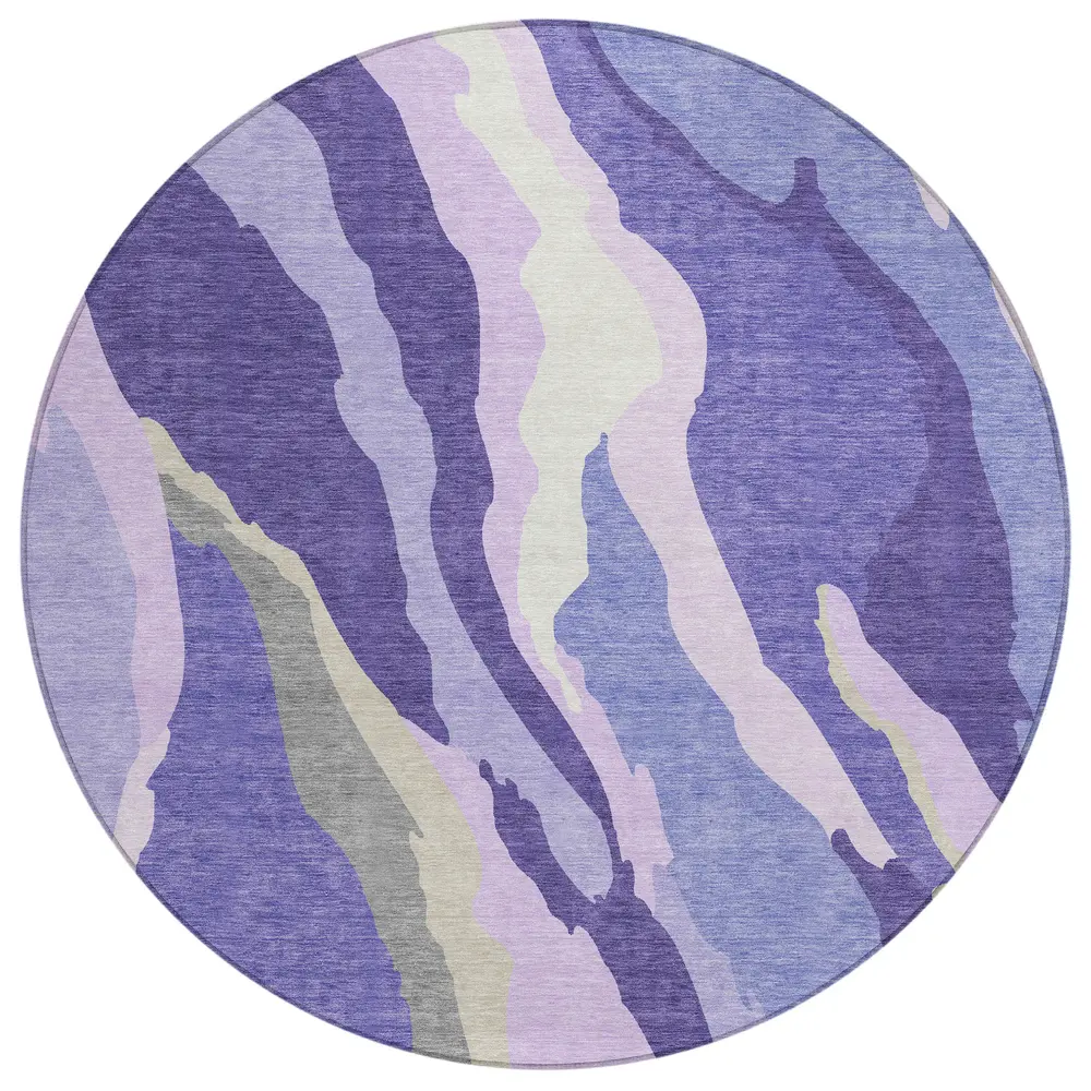 Chantille ACN1047 Purple 8' x 8' Rug