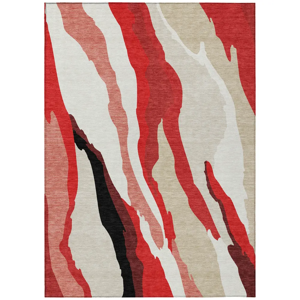 Chantille ACN1047 Red 3' x 5' Rug