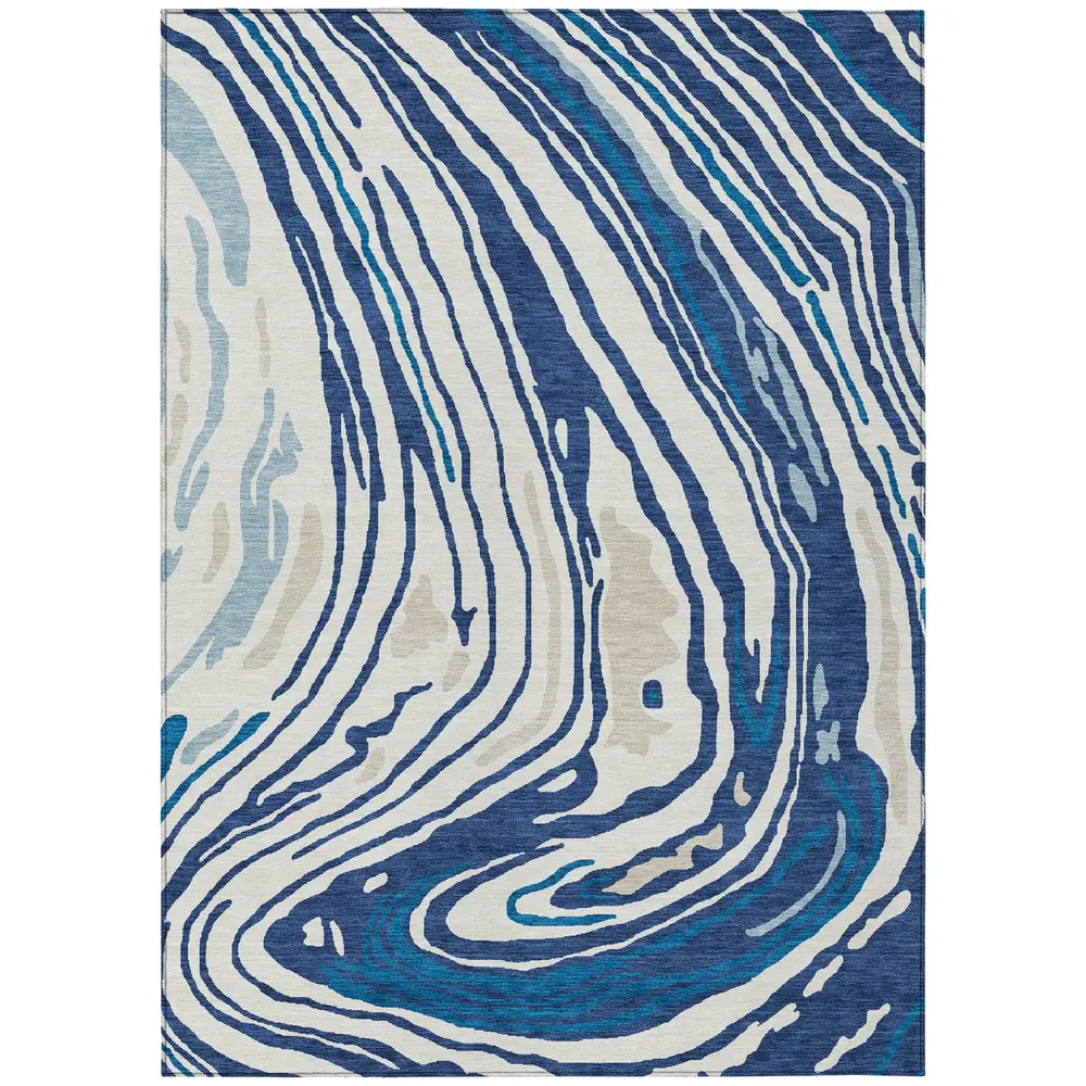 Chantille ACN1051 Navy 5' x 7'6