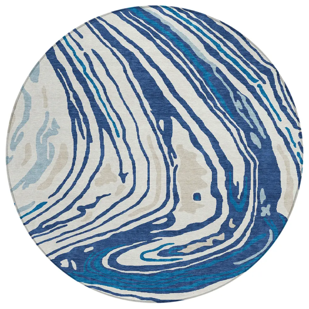 Chantille ACN1051 Navy 8' x 8' Rug