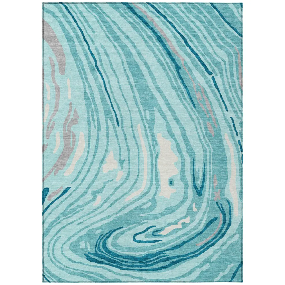 Chantille ACN1051 Turquoise 5' x 7'6