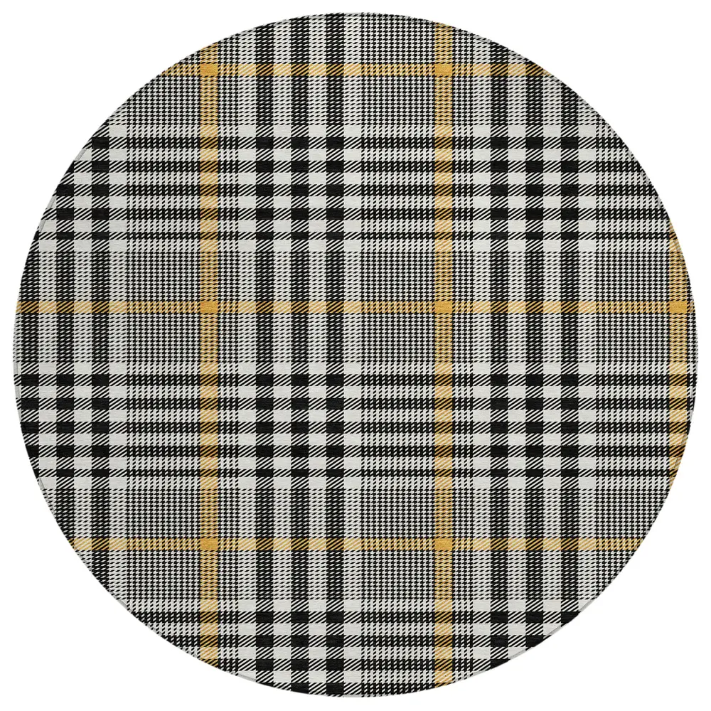 Chantille ACN1054 Black 8' x 8' Rug