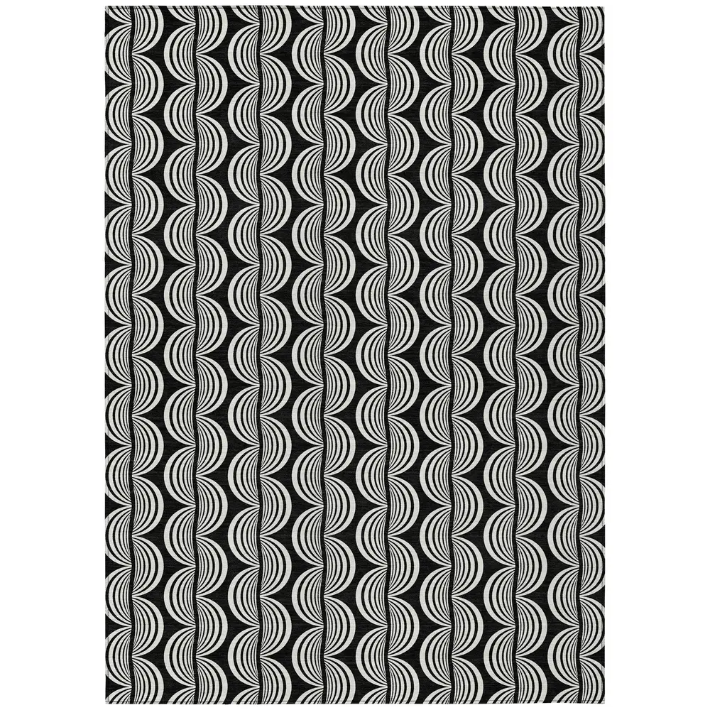 Chantille ACN1055 Black 3' x 5' Rug