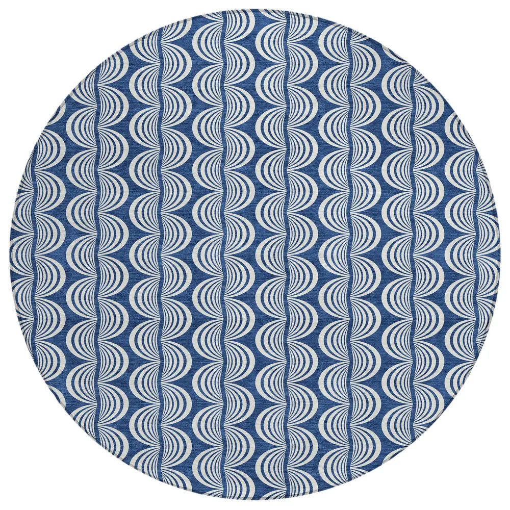 Chantille ACN1055 Navy 8' x 8' Rug