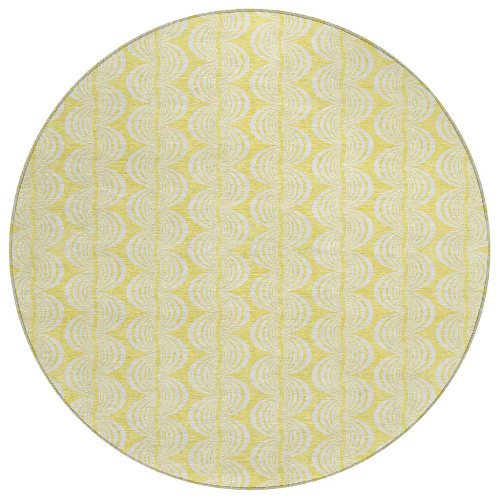 Chantille ACN1056 Yellow 8' x 8' Rug