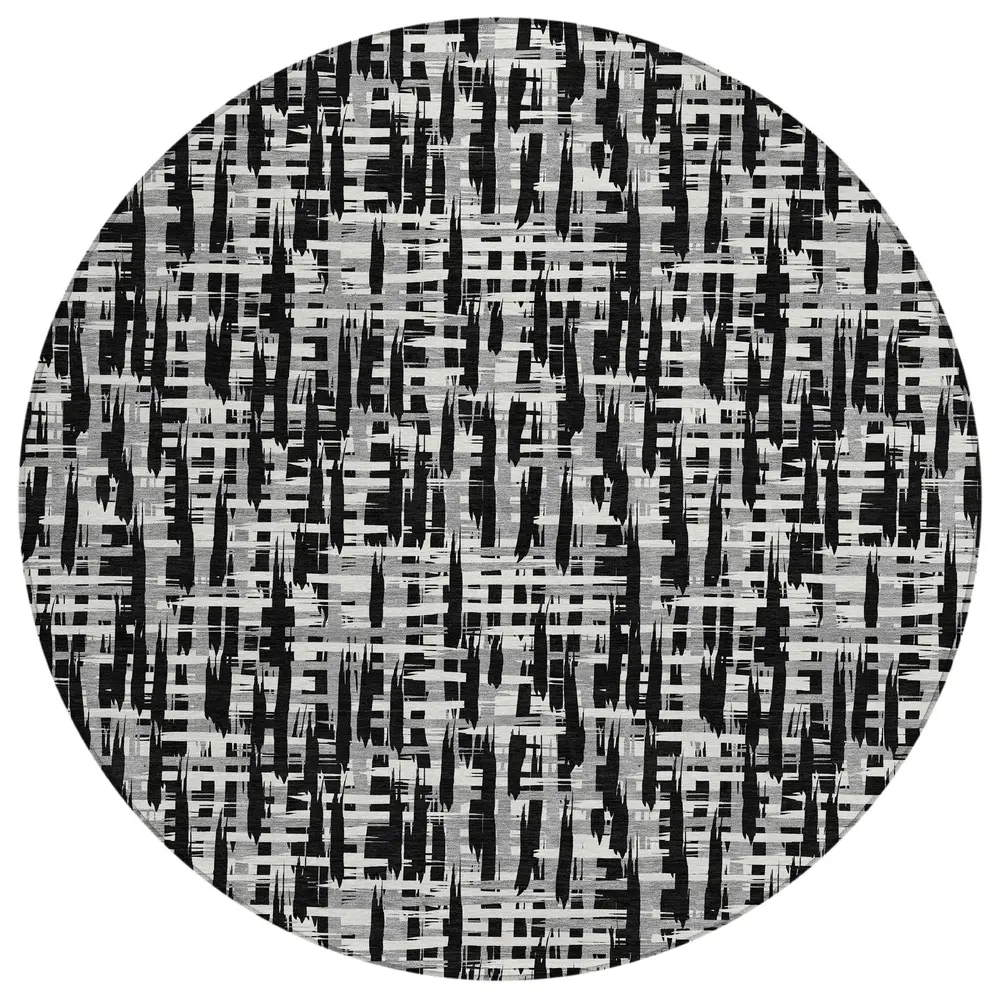 Chantille ACN1059 Black 8' x 8' Rug
