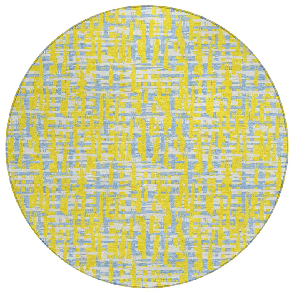 Chantille ACN1060 Yellow 8' x 8' Rug