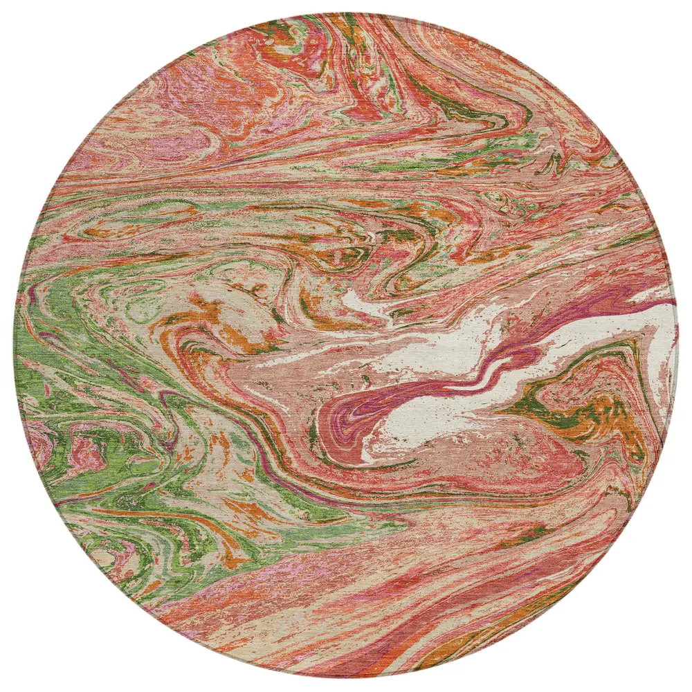 Chantille ACN1061 Coral 8' x 8' Rug