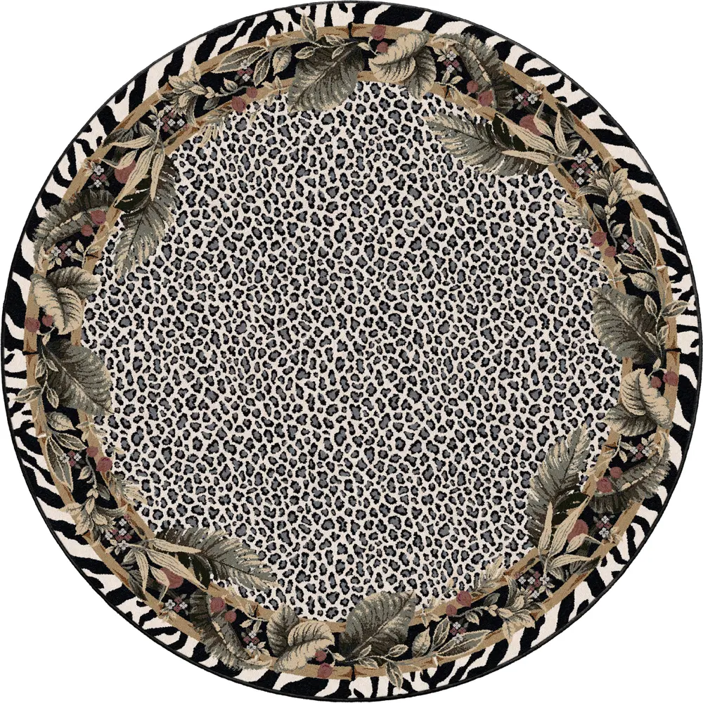 Jungle Safari Snow Leopard 7'7