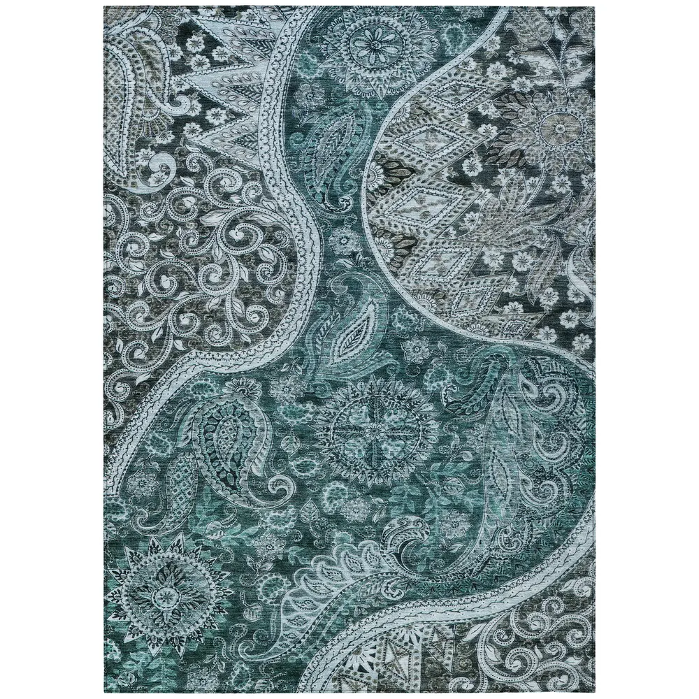 Chantille ACN1078 Teal 3' x 5' Rug