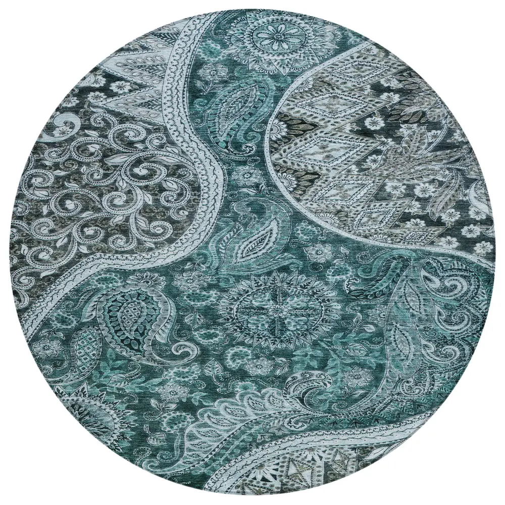 Chantille ACN1078 Teal 8' x 8' Rug