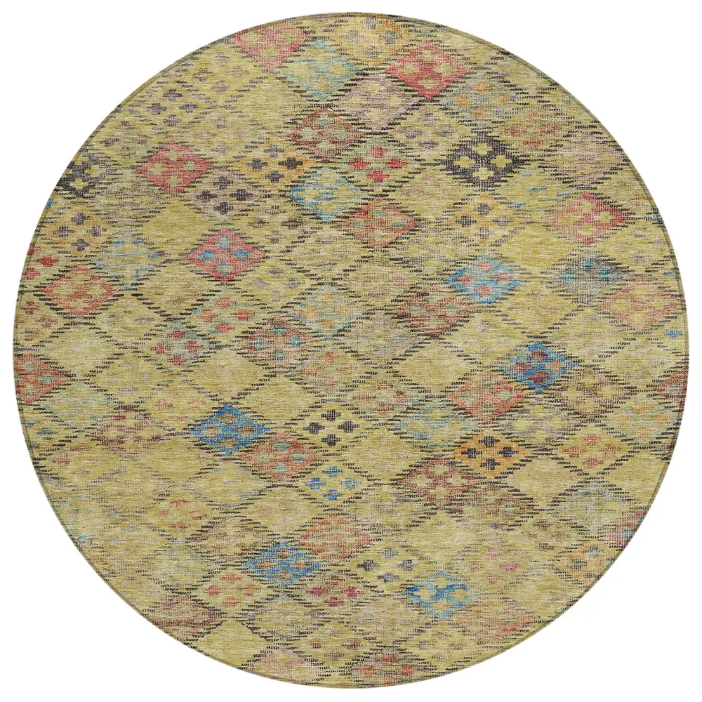 Chantille ACN1081 Gold 8' x 8' Rug