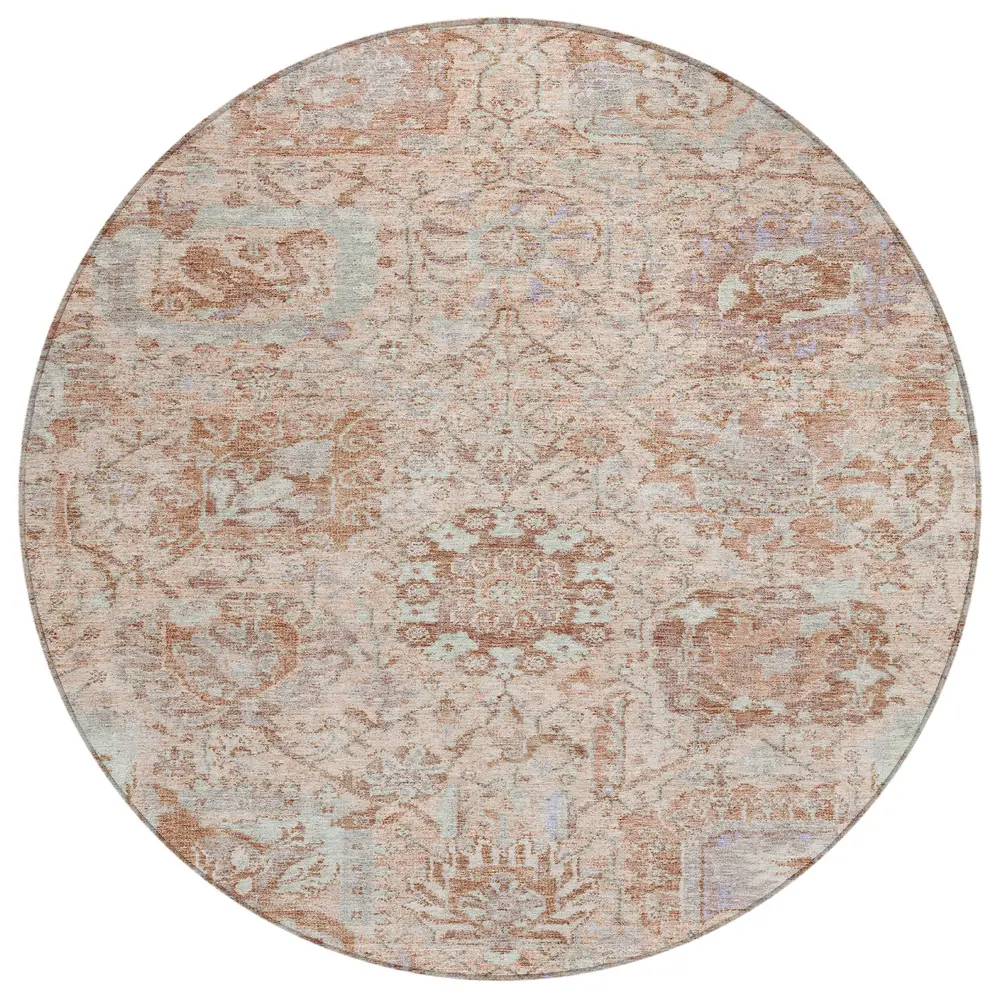 Chantille ACN1102 Coral 8' x 8' Rug