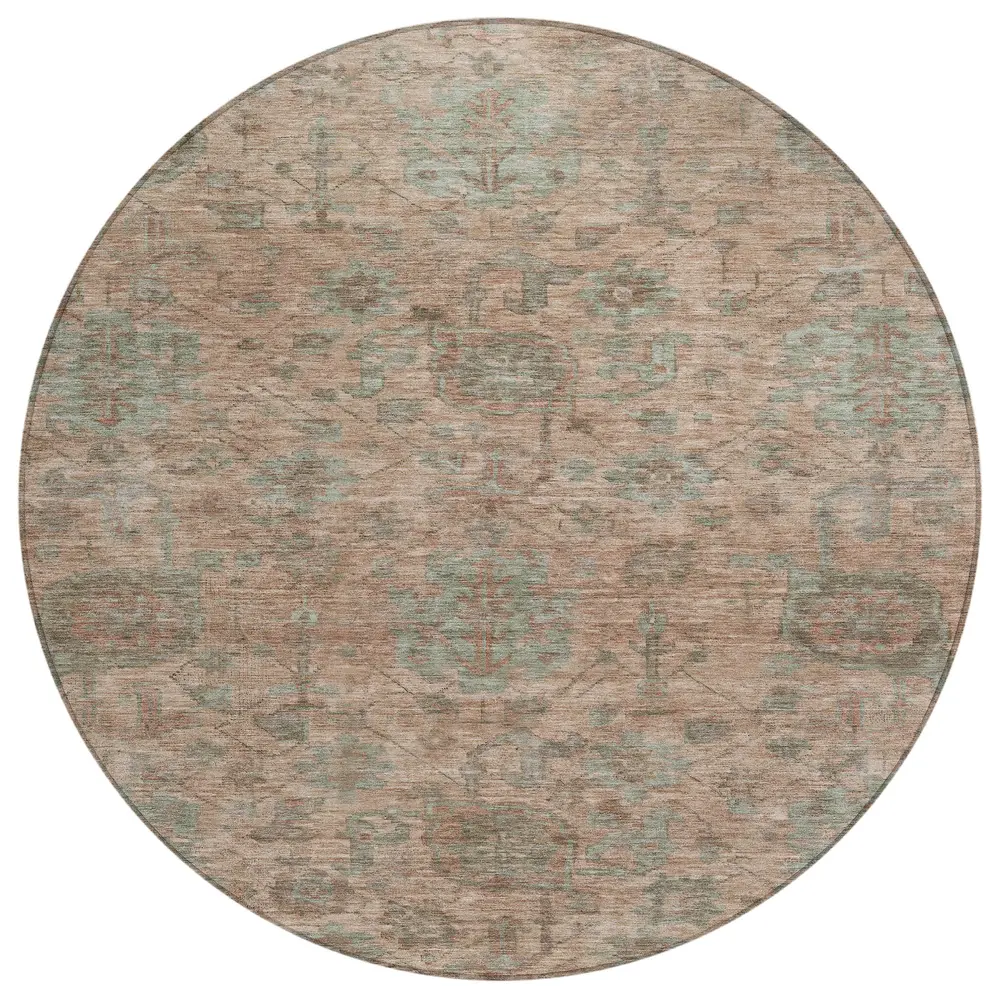Chantille ACN1105 Coral 8' x 8' Rug