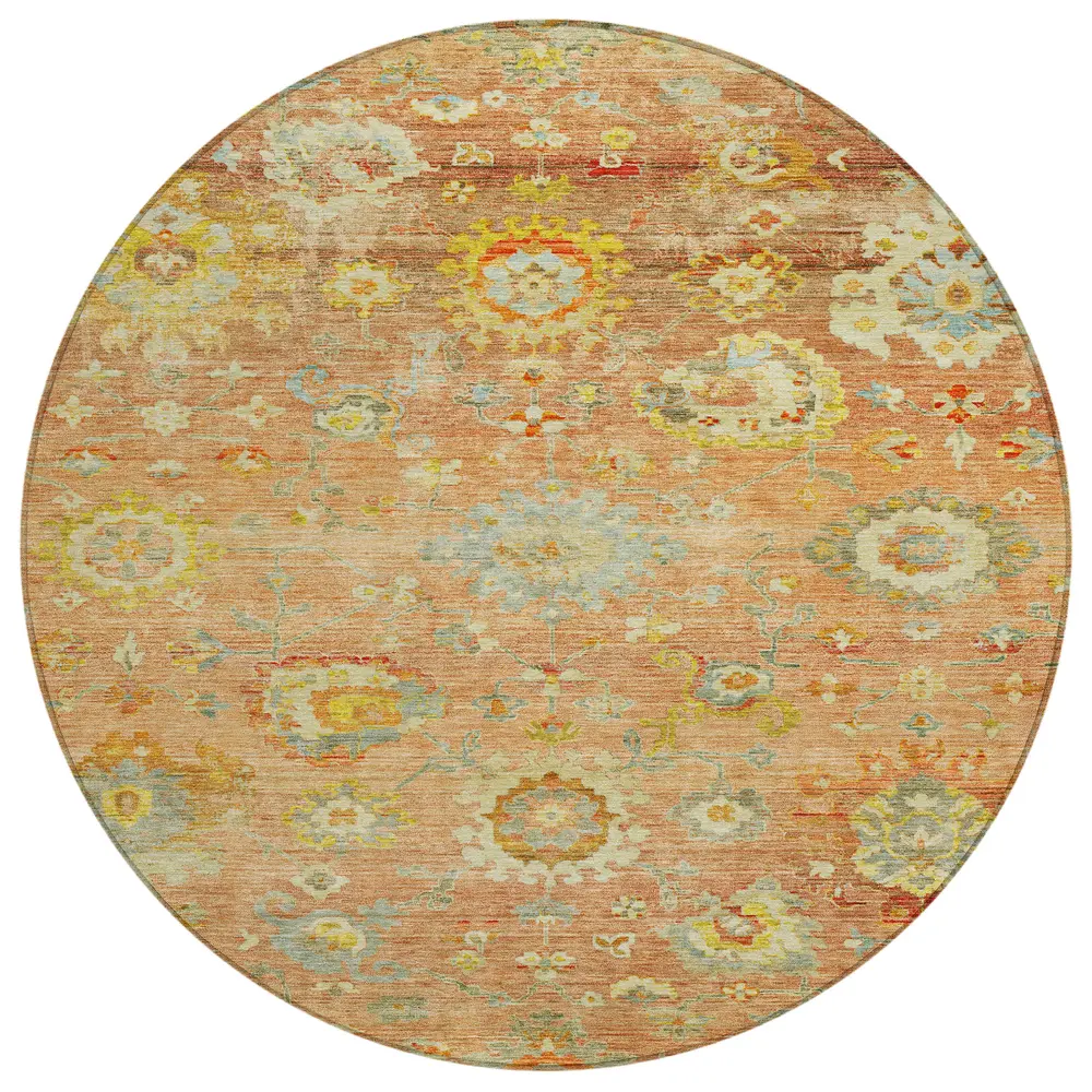 Chantille ACN1107 Coral 8' x 8' Rug