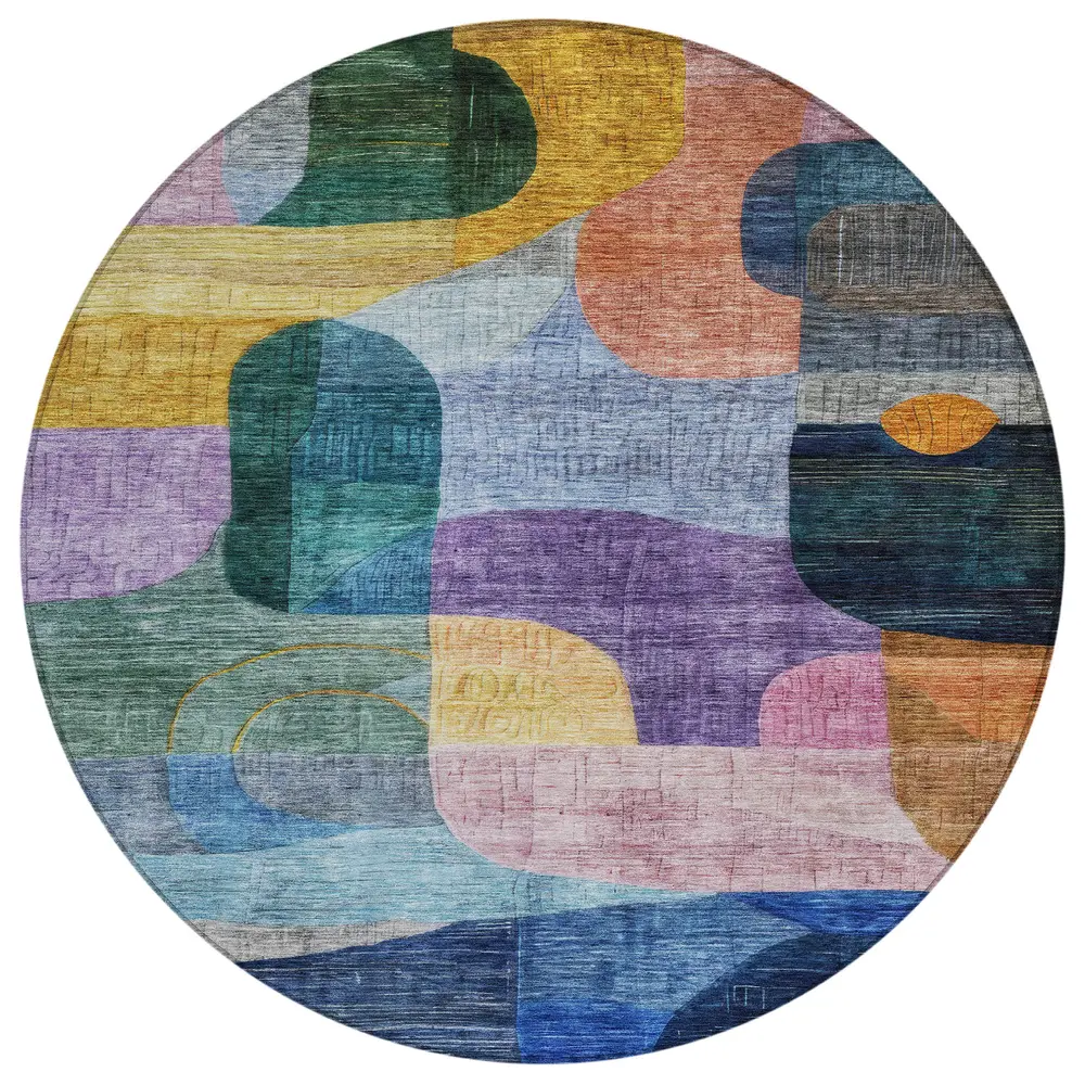Chantille ACN1115 Blue 8' x 8' Rug