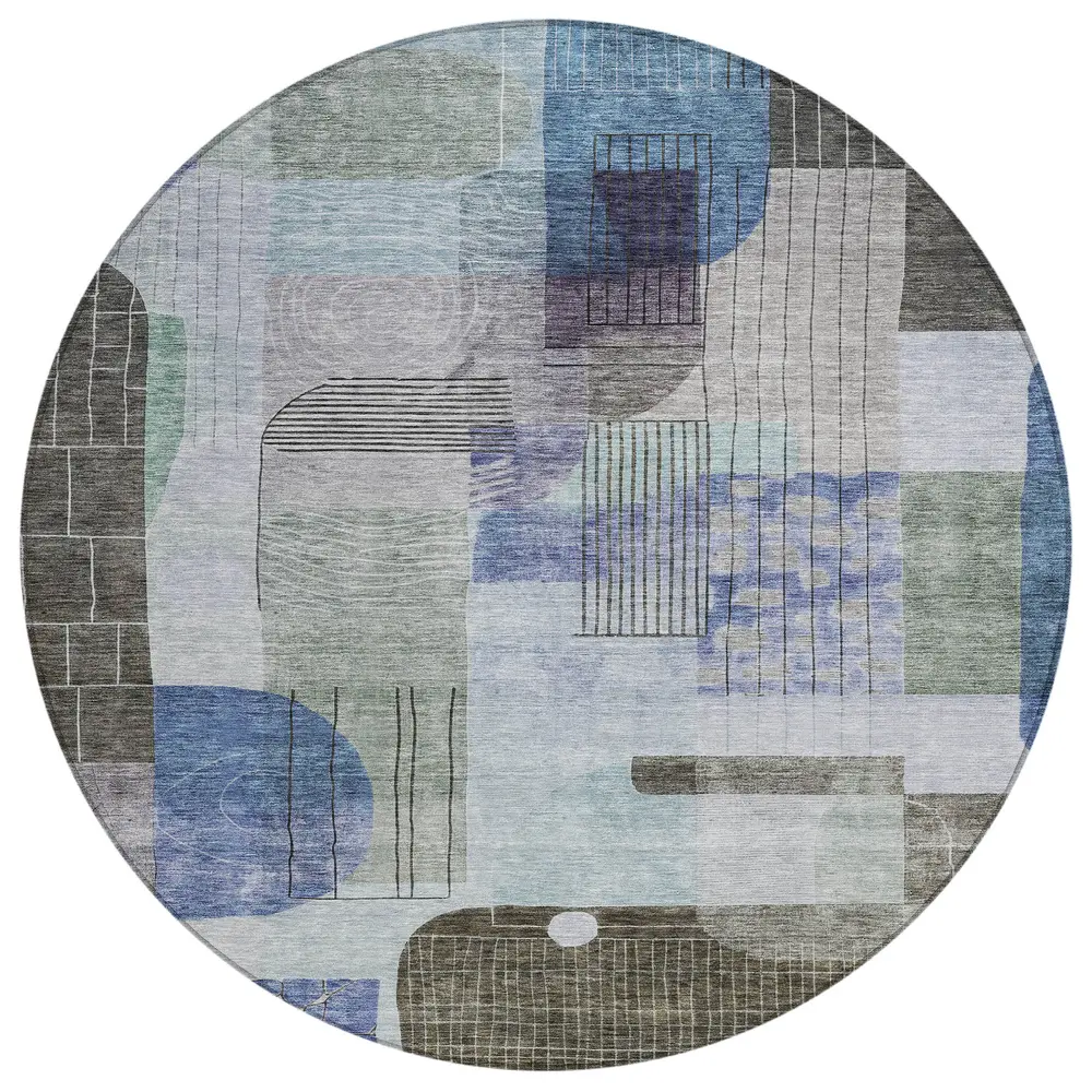 Chantille ACN1116 Blue 8' x 8' Rug