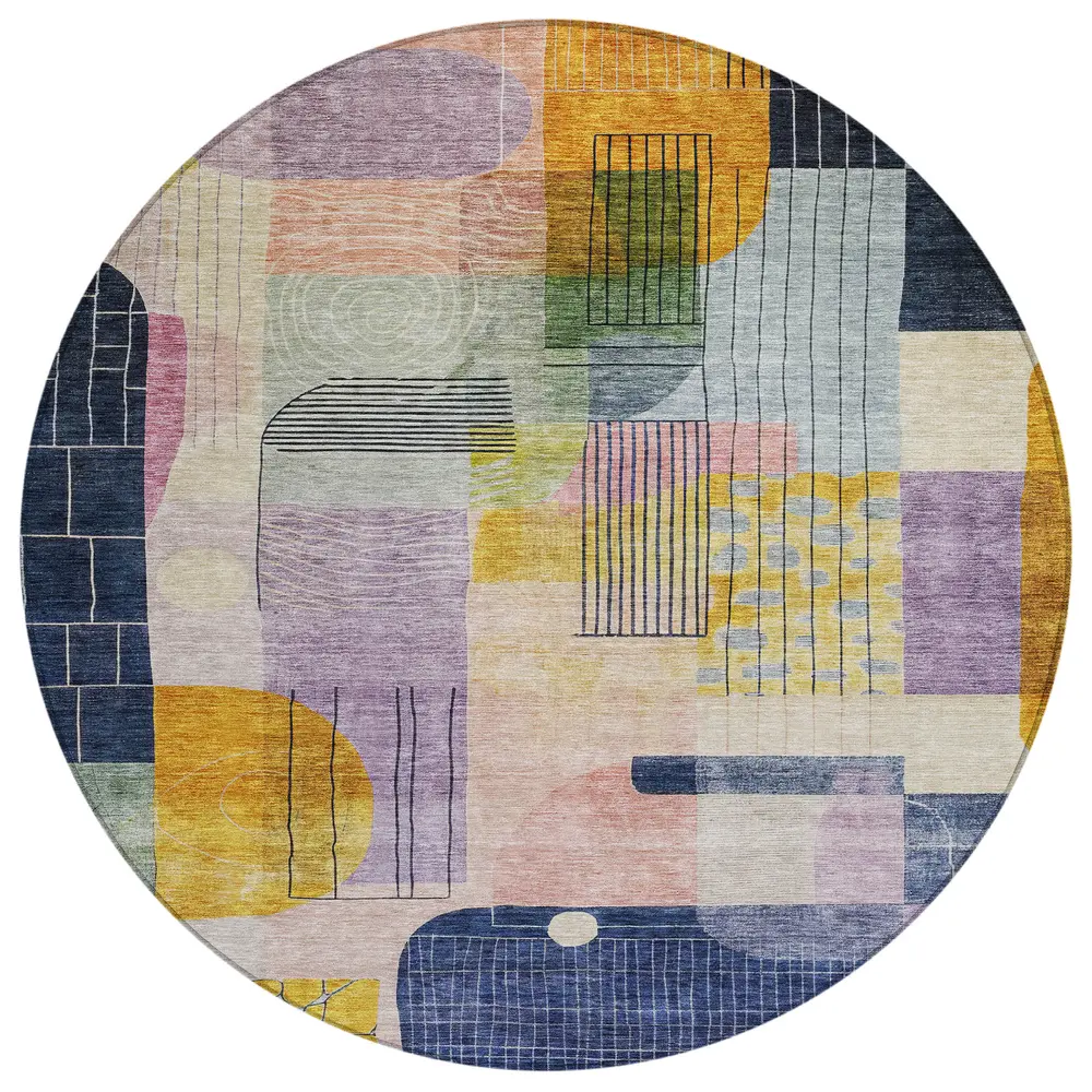 Chantille ACN1116 Plum 8' x 8' Rug