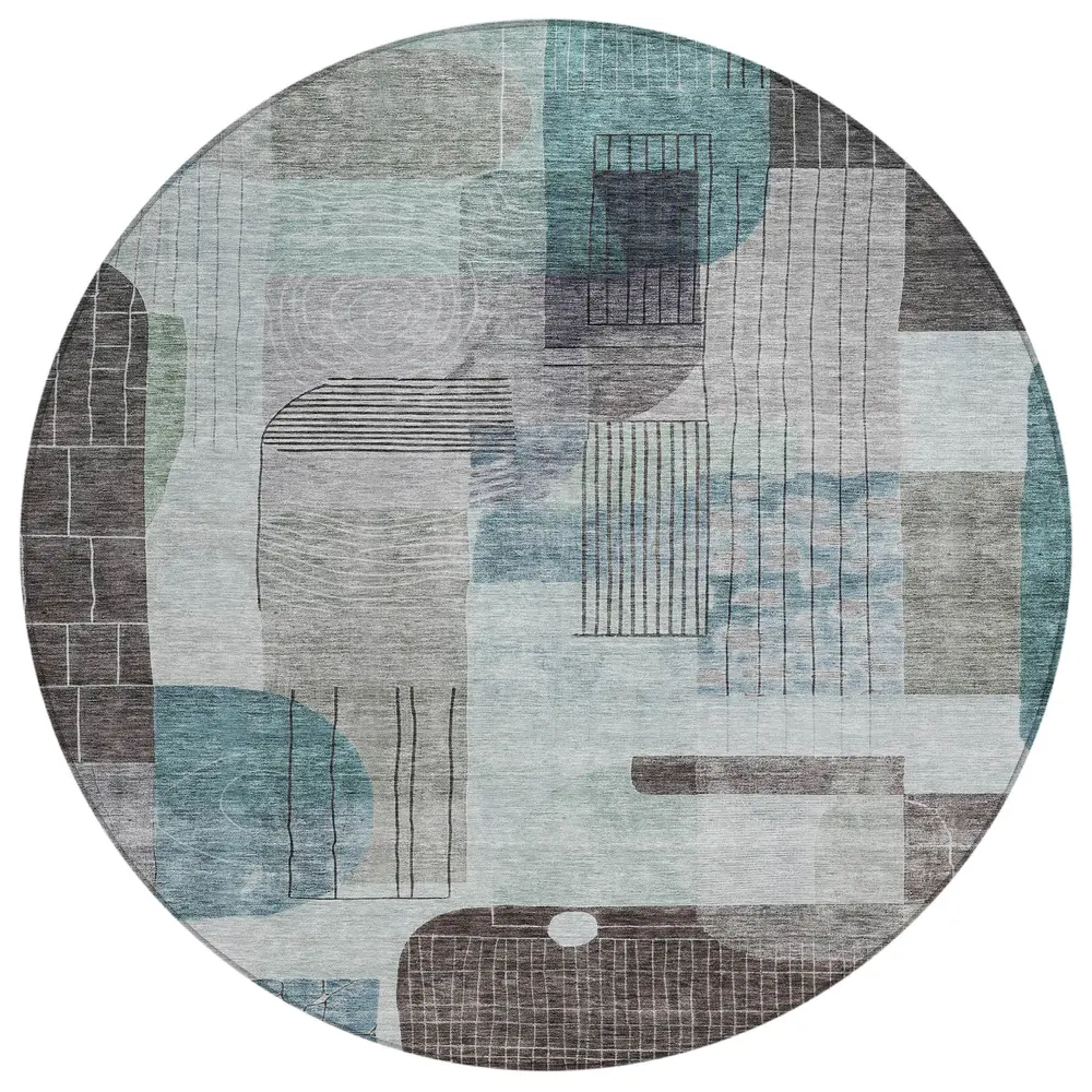 Chantille ACN1116 Teal 8' x 8' Rug