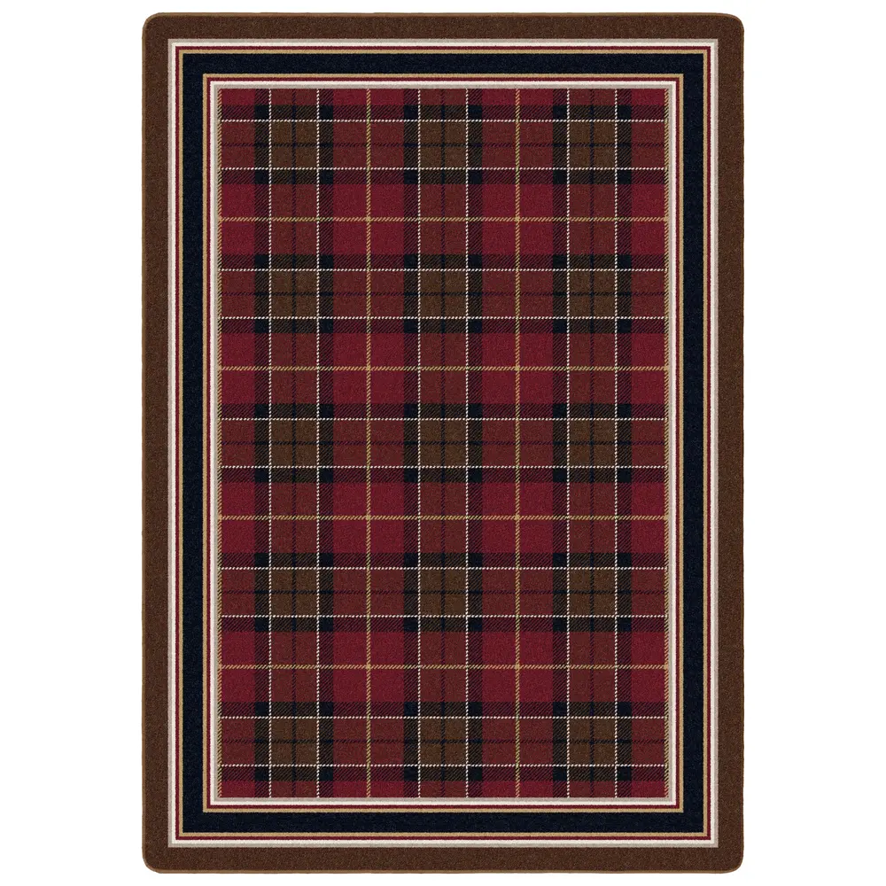 Magee Plaid Garnet ll 7'8