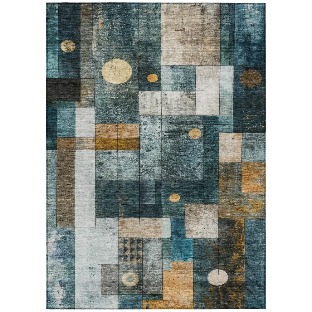 Chantille ACN1123 Teal 3' x 5' Rug