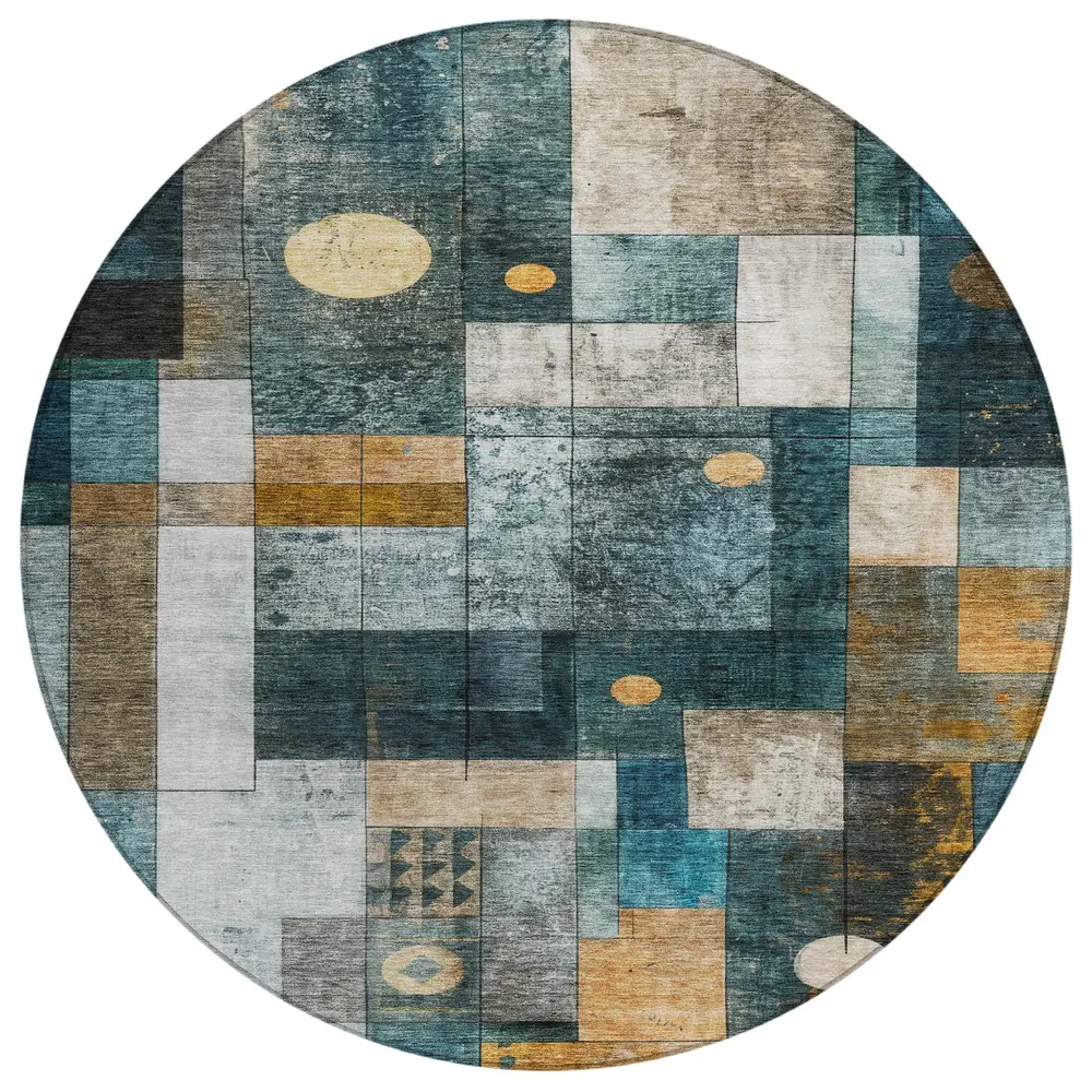 Chantille ACN1123 Teal 8' x 8' Rug