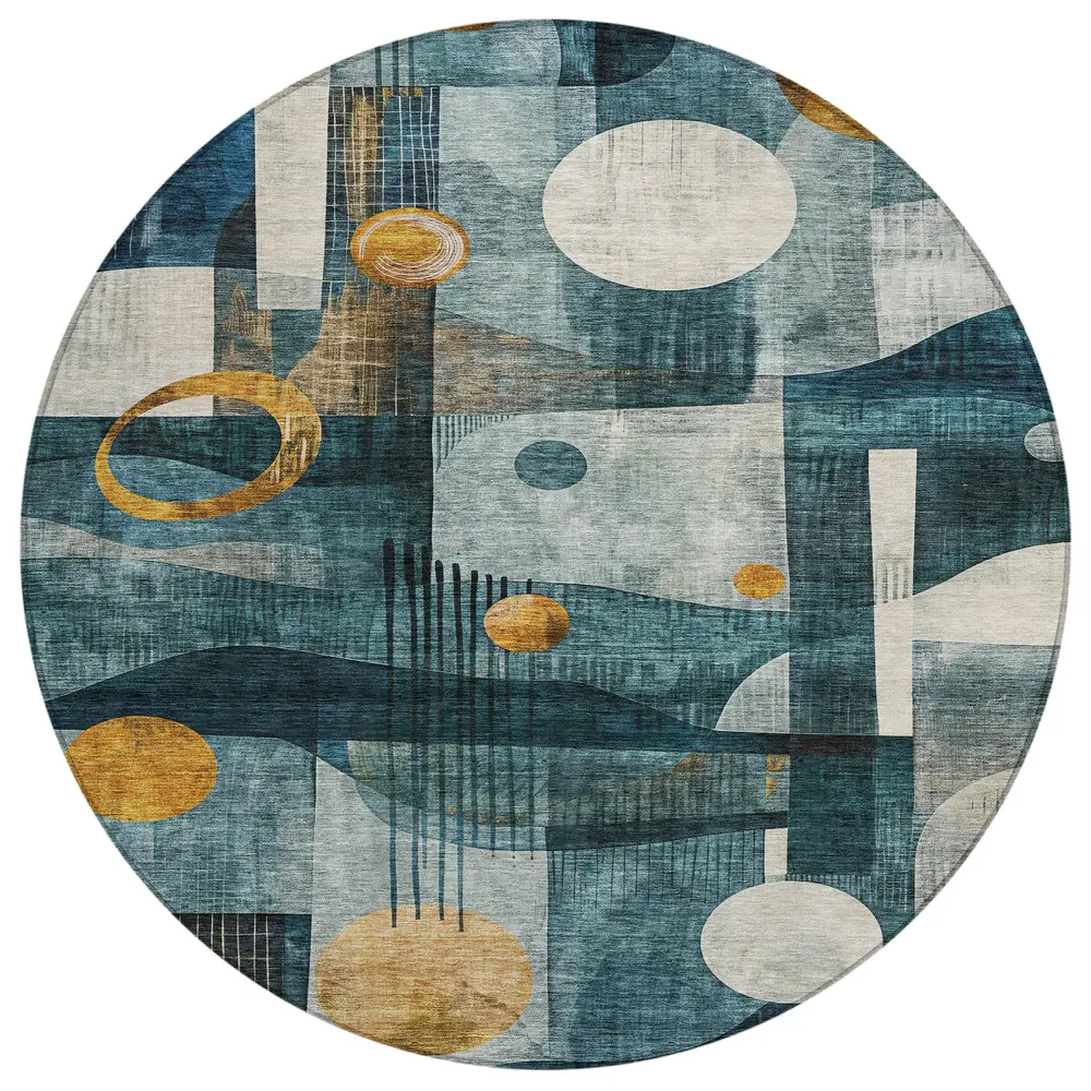 Chantille ACN1126 Teal 8' x 8' Rug