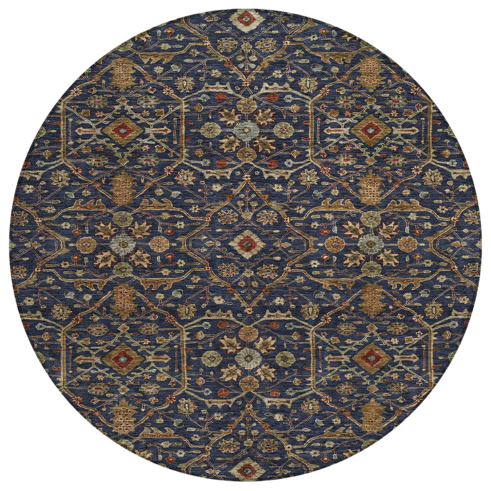 Chantille ACN1130 Navy 8' x 8' Rug