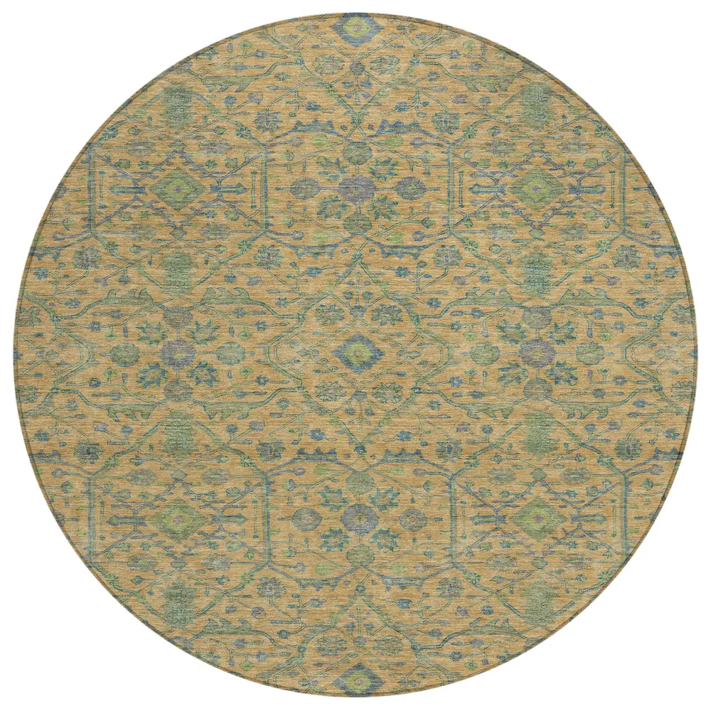 Chantille ACN1131 Orange 8' x 8' Rug