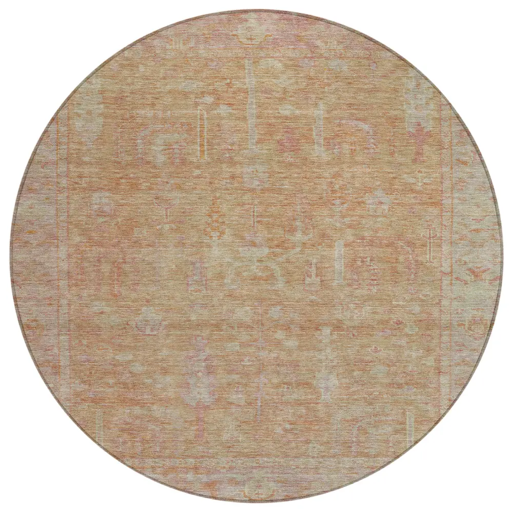 Chantille ACN1135 Coral 8' x 8' Rug