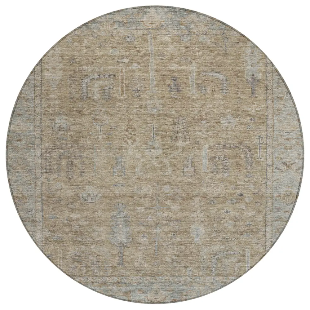 Chantille ACN1135 Tan 8' x 8' Rug