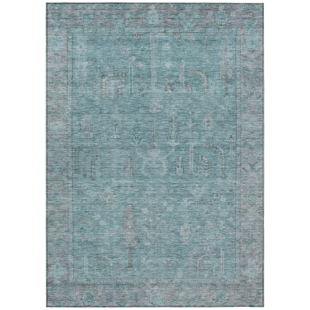 Chantille ACN1135 Teal 5' x 7'6