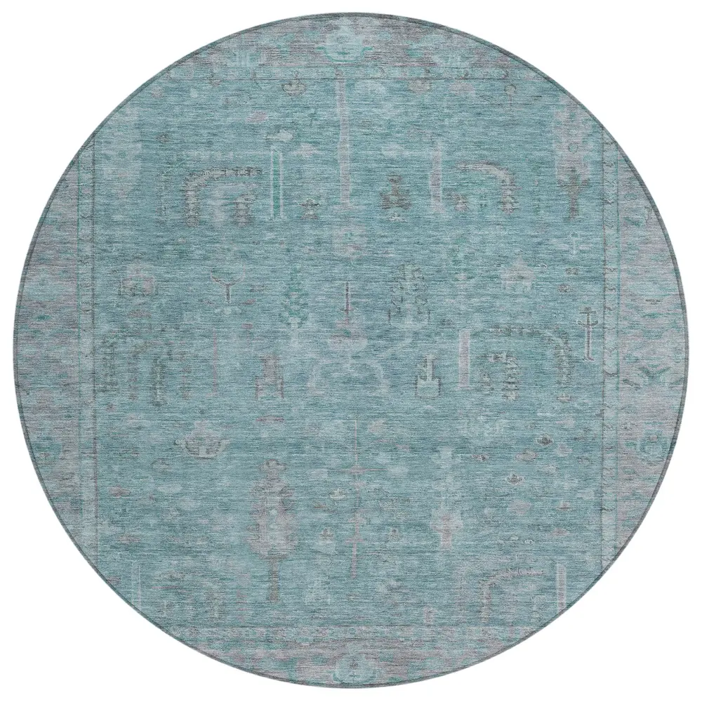 Chantille ACN1135 Teal 8' x 8' Rug