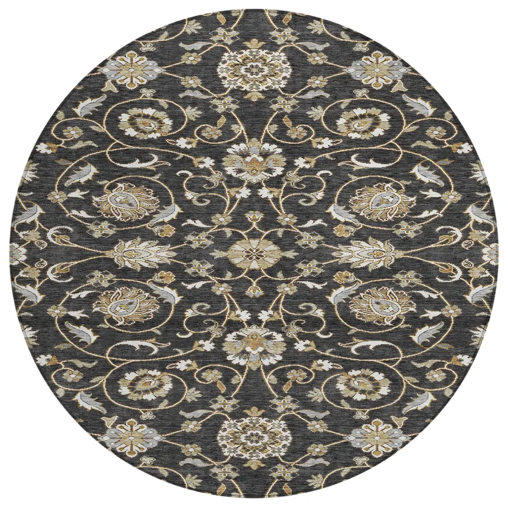 Chantille ACN1149 Black 8' x 8' Rug