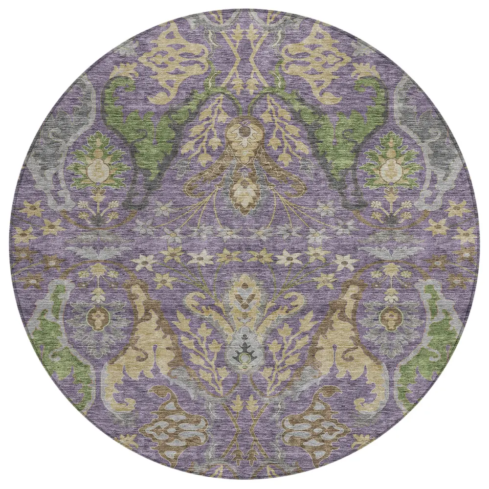 Chantille ACN1153 Purple 8' x 8' Rug