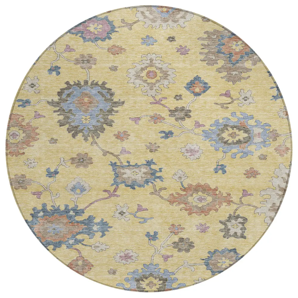 Chantille ACN1218 Gold 8' x 8' Rug