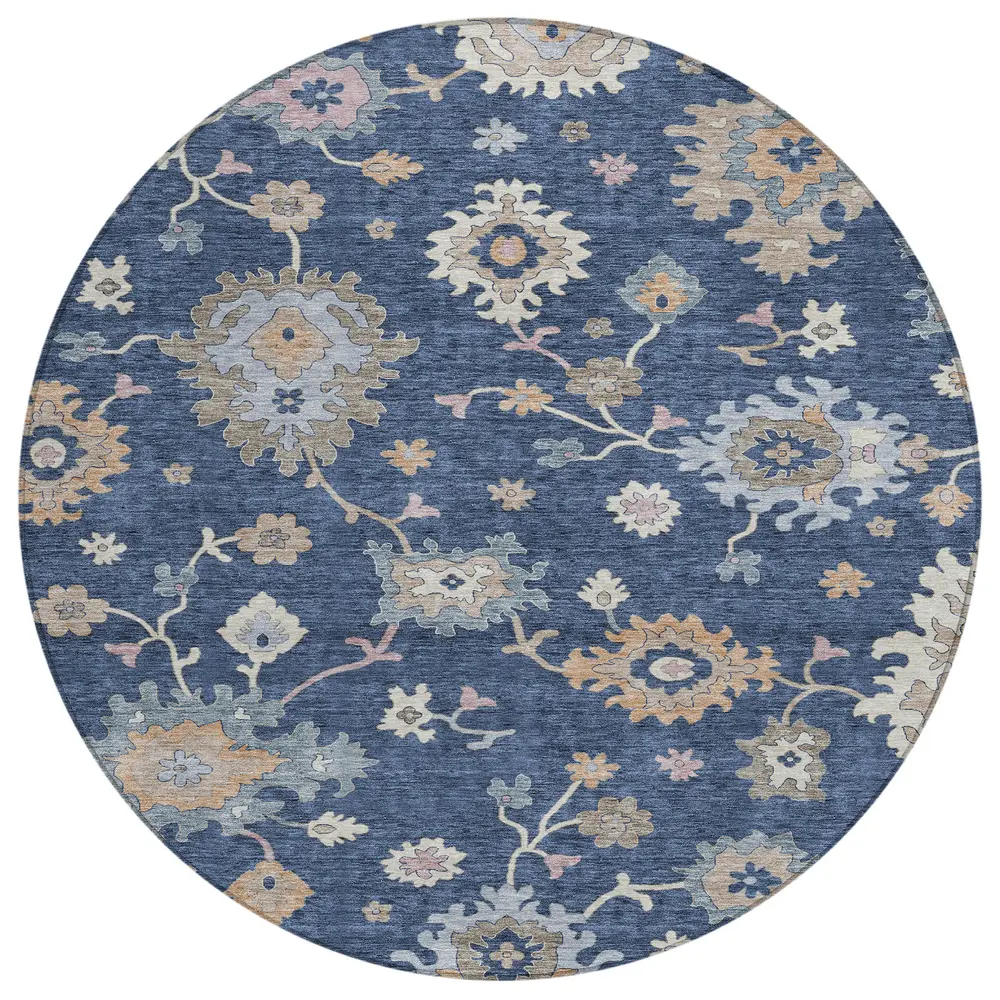 Chantille ACN1218 Navy 8' x 8' Rug