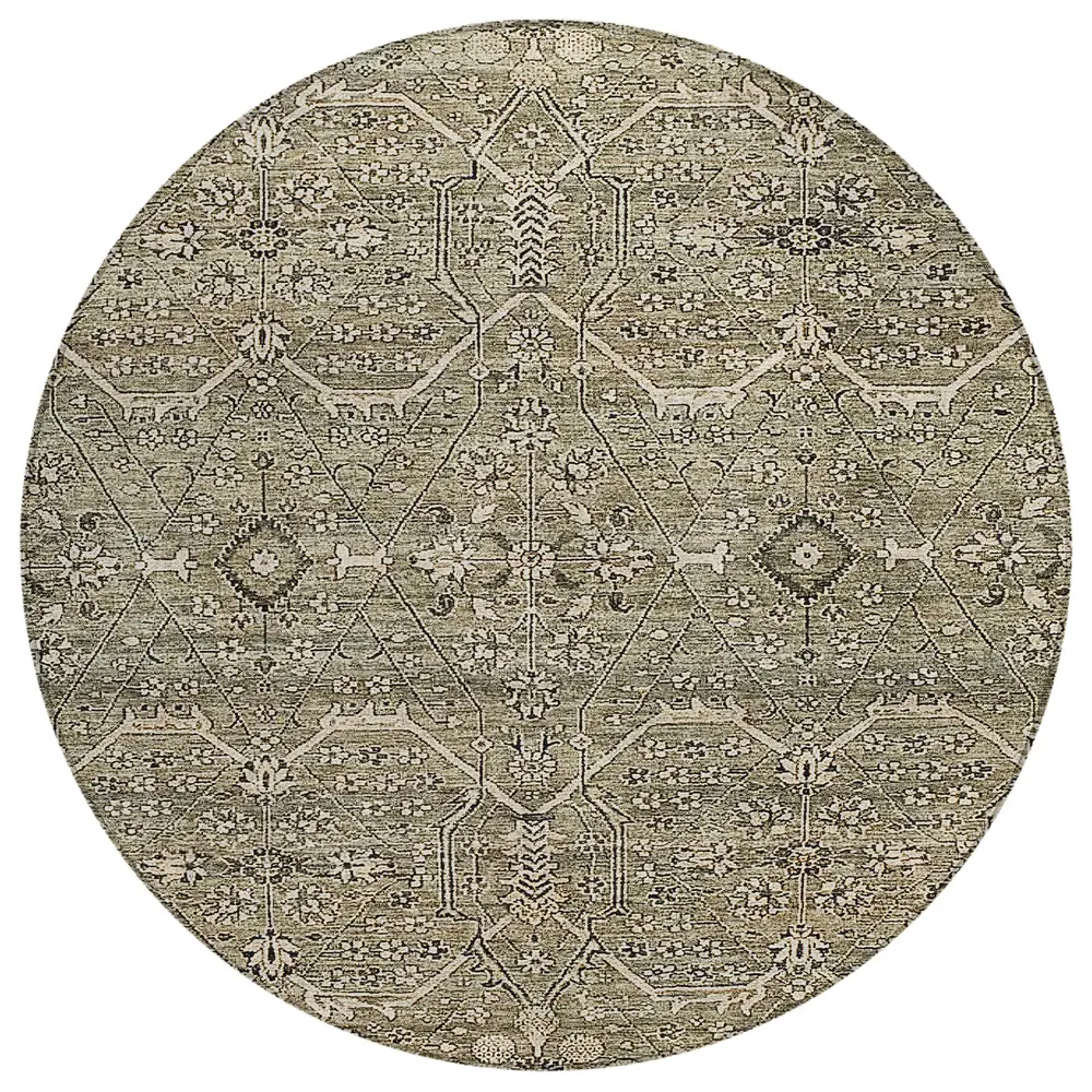 Chantille ACN1223 Khaki 8' x 8' Rug